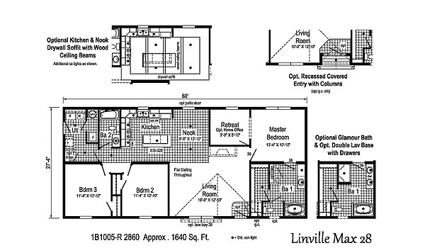 Blue Ridge MAX / Linville Max 28 1B1005-R Layout 38861