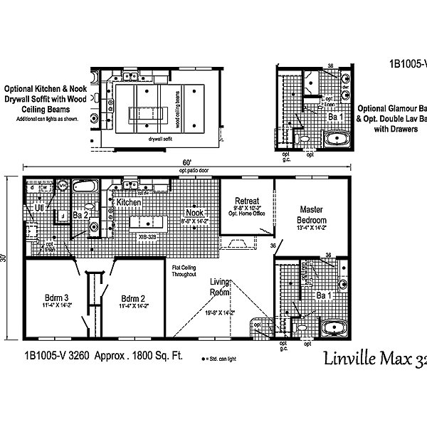 Blue Ridge MAX / Linville Max 32 1B1005-V Layout 38862