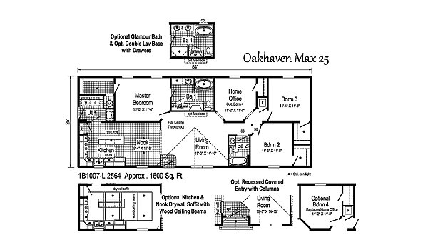 Blue Ridge MAX / Oakhaven Max 25 1B1007-L Layout 38886