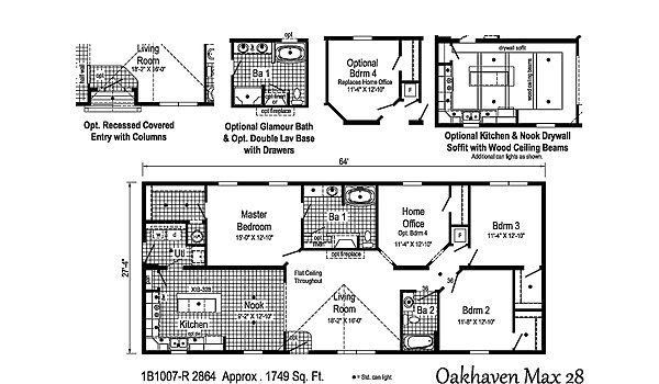 Blue Ridge MAX / Oakhaven Max 28 1B1007-R Layout 38887