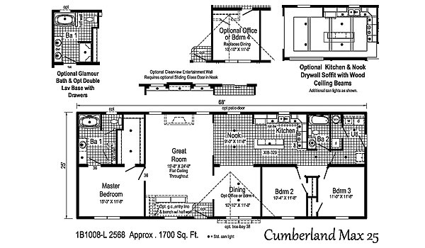 Blue Ridge MAX / Cumberland Max 25 1B1008-L Layout 38889