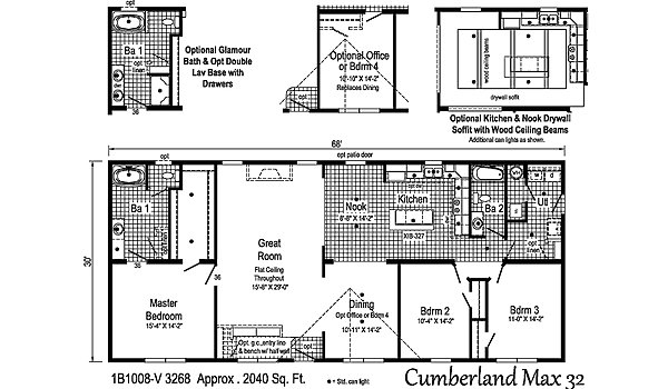 Blue Ridge MAX / Cumberland Max 32 1B1008-V Layout 38903