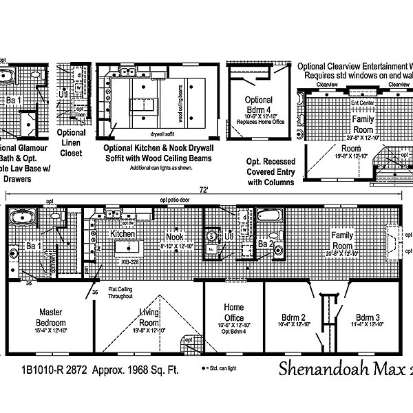 Blue Ridge MAX / Shenandoah Max 28 1B1010-R Layout 38925
