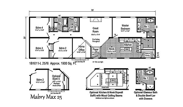 Blue Ridge MAX / Mabry Max 25 1B1011-L Layout 38927