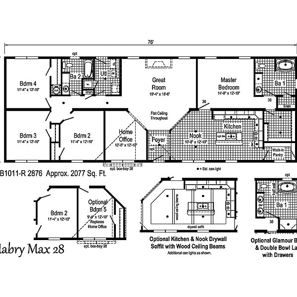 Blue Ridge MAX / Mabry Max 28 1B1011-R Layout 38928