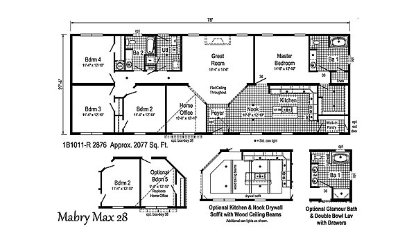 Blue Ridge MAX / Mabry Max 28 1B1011-R Layout 38928