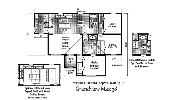 Blue Ridge MAX / Grandview Max 38 2B1001-L Layout 38930