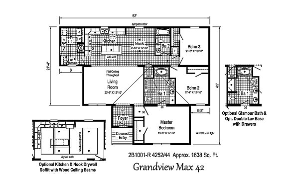 Blue Ridge MAX / Grandview Max 42 2B1001-R Layout 38931