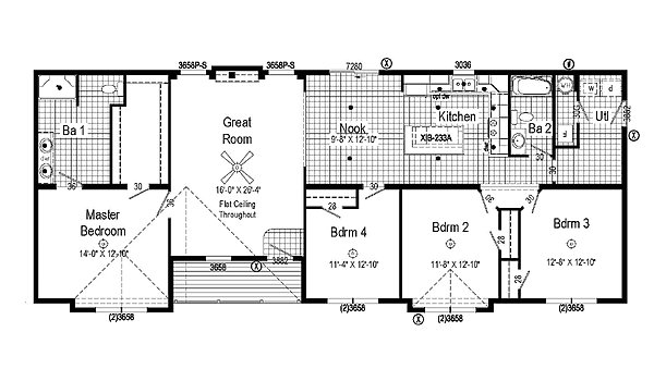 Blue Ridge MAX Supreme / Max Supreme 2 1B1502-R 4Br Layout 39710