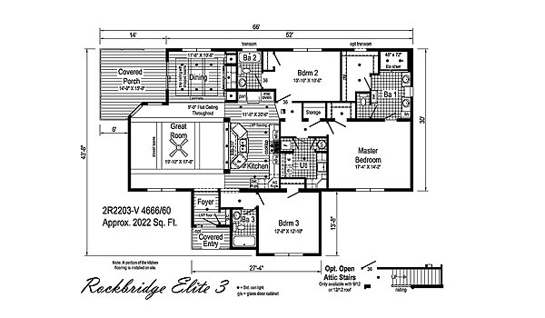 Rockbridge Elite / Elite 3 2R2203-V Layout 39714