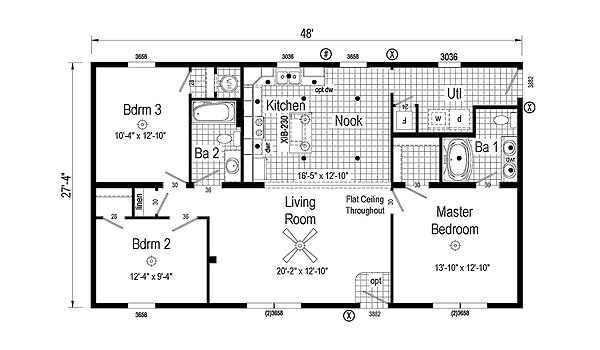 Blue Ridge MAX / Grayson Max 25 1B1001-L Layout 39716