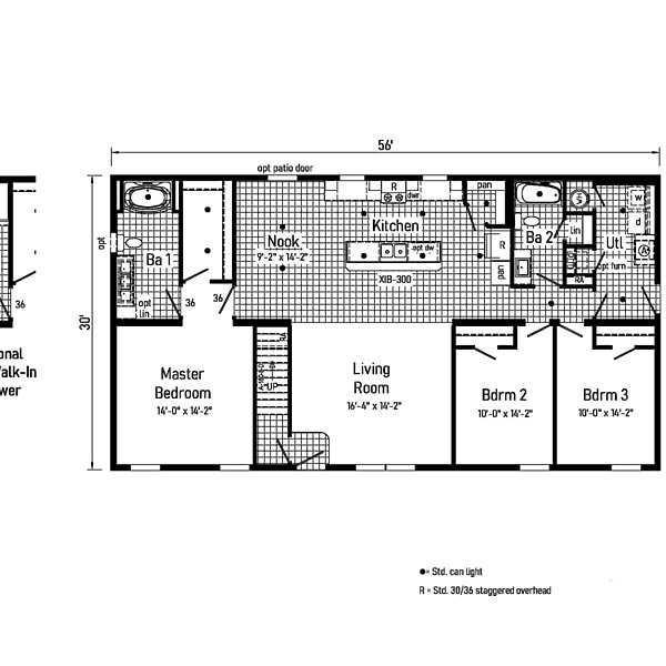 Blue Ridge MAX / Limited Cape 32563C Layout 136660