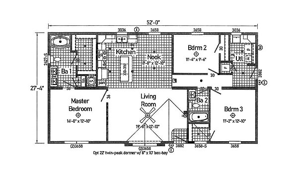 Blue Ridge Limited / Willow 1BL1008-R1 Layout 94671