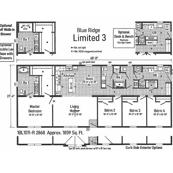 Blue Ridge MAX / Limited 4 28684C Layout 94674