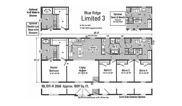 Blue Ridge Limited / Kincaid III 1B31011-R1 Layout 94674