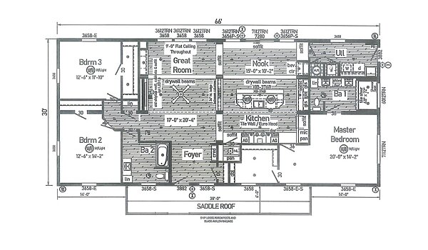 Blue Ridge MAX / Premier 1B1604-V Layout 114174