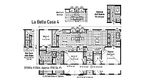 La Bella Casa / La Bella Casa 4 2P2804-R Layout 77024