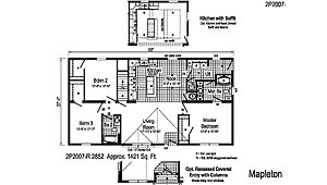 Pennwest Reserve Ranch & Cape / Mapleton 2P2007-R Layout 77191