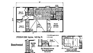 Pennwest Reserve Ranch & Cape / Beechwood 2P2005-R Layout 77195