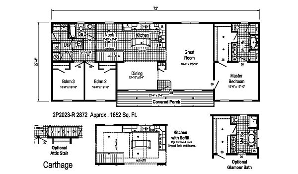 Pennwest Reserve Ranch & Cape / Carthage 2P2023-R Layout 77201