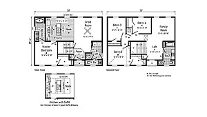 Pennwest Reserve 2-Story / Belle Ame 6 28384BM Layout 77402