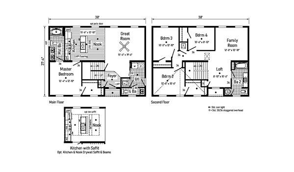 Pennwest Reserve 2-Story / Belle Ame 6 28384BM Layout 77402