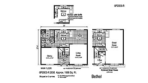 Pennwest Reserve 2-Story / Bethel 6P2003-R Layout 77431