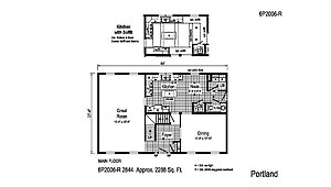 Pennwest Reserve 2-Story / Portland 6P2006-R Layout 77440