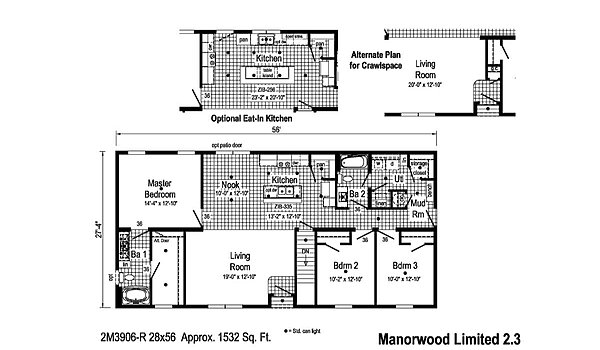 Manorwood Limited / Limited 2.3 2M3906-R Layout 77293