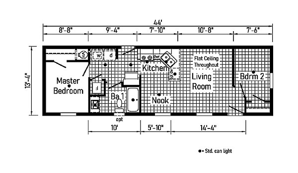 Eastland Concepts Singlewides / 14442A Layout 148121