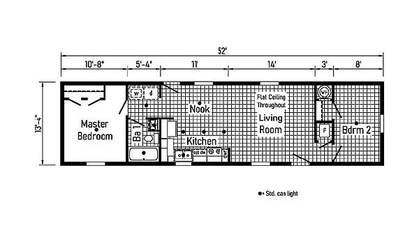 Eastland Concepts Singlewides / 14522A Layout 148181