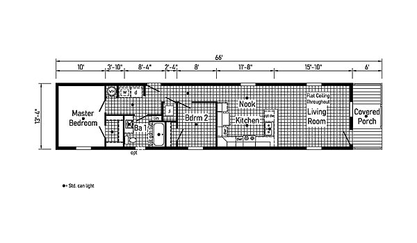 Eastland Concepts Singlewides / 14662A Layout 148184