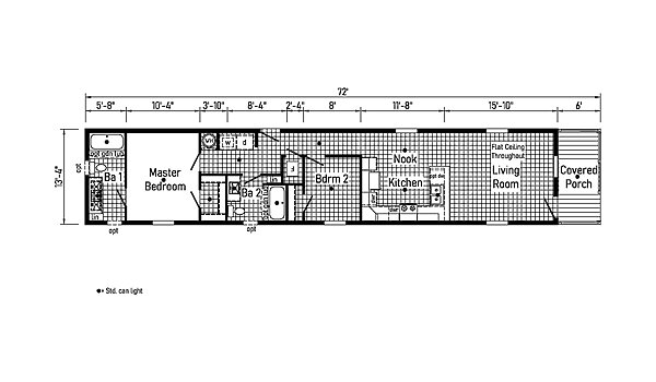Eastland Concepts Singlewides / 14722A Layout 148185