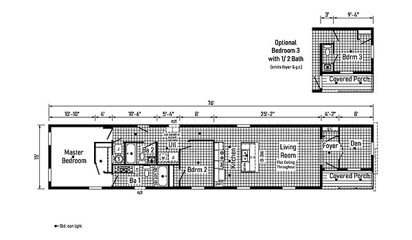 Eastland Concepts Singlewides / 16762B Layout 148201