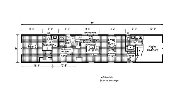 Eastland Concepts Singlewides / 16762A Layout 148205