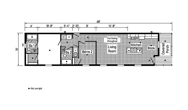 Eastland Concepts Singlewides / 16682B Layout 148207