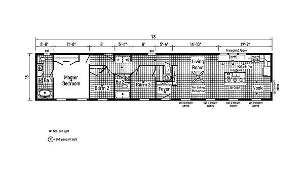 Eastland Concepts Singlewides / 16763C Layout 148234