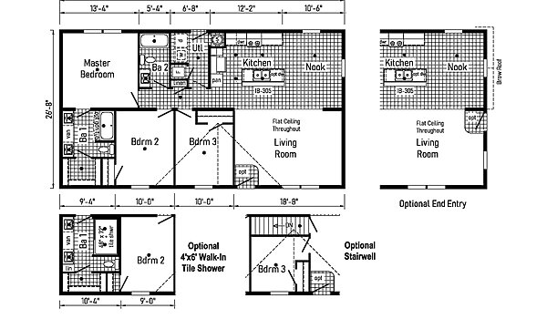 Eastland Concepts Ranch / 28483A Layout 148285