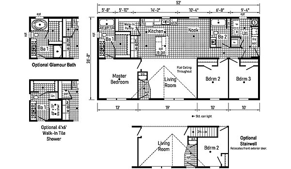 Eastland Concepts Ranch / 28523D Layout 148301