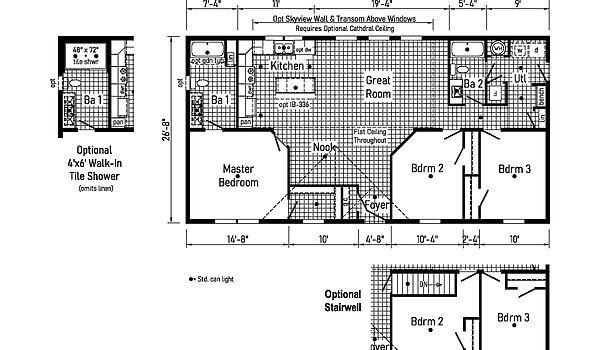 Eastland Concepts Ranch / 28523E Layout 148306