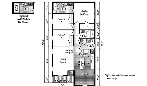 Eastland Concepts Ranch / 28523L Layout 148307