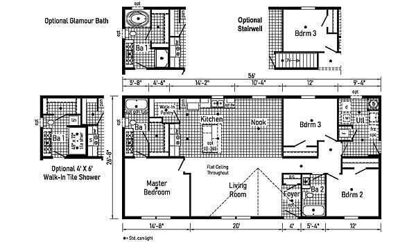 Eastland Concepts Ranch / 28563D Layout 148331