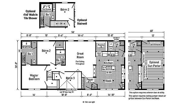 Eastland Concepts Ranch / 28563L Layout 148383