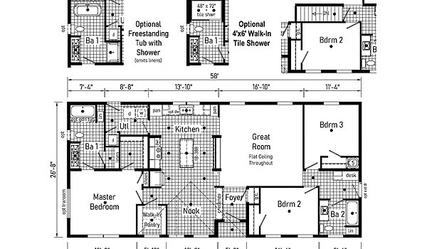 Eastland Concepts Ranch / 28583A Layout 148422