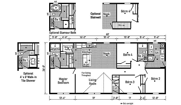 Eastland Concepts Ranch / 28604A Layout 148469