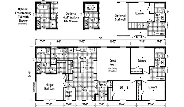 Eastland Concepts Ranch / 28644A Layout 148470