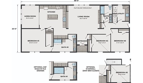 Eastland Concepts Ranch / Augusta 32683A Layout 148526