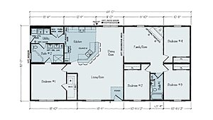 Rochester Homes / Allen Towne JR22A-30 Layout 91151