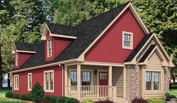 Cape Cod Floor Plans / Tipton C20 Exterior 125040