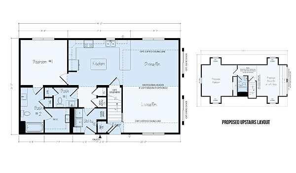 Cape Cod Floor Plans / Norwegian Series C6 Layout 125045